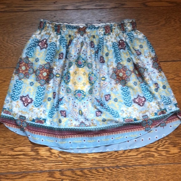 WAYF Nordstrom Bohemian Printed Mini Skirt XS